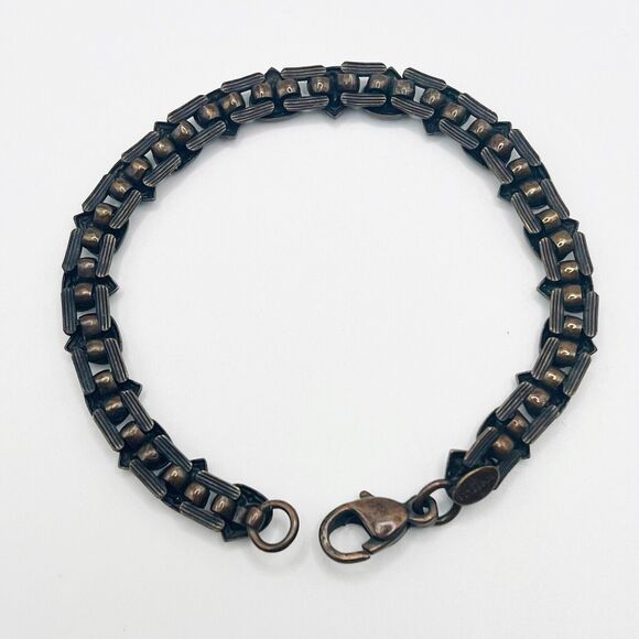 Sorrelli Necklace Bracelet Set Rhinestone Heart Link Statement Signed - Picture 8 of 11